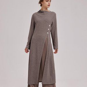 Nap Loungewear Split Knit Tunic